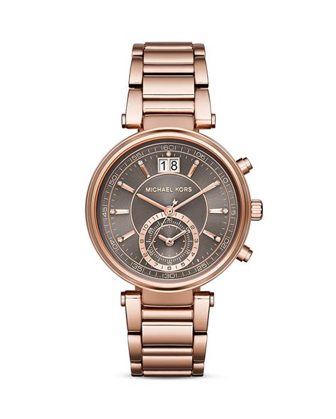 michael kors sawyer chronograph watch instructions